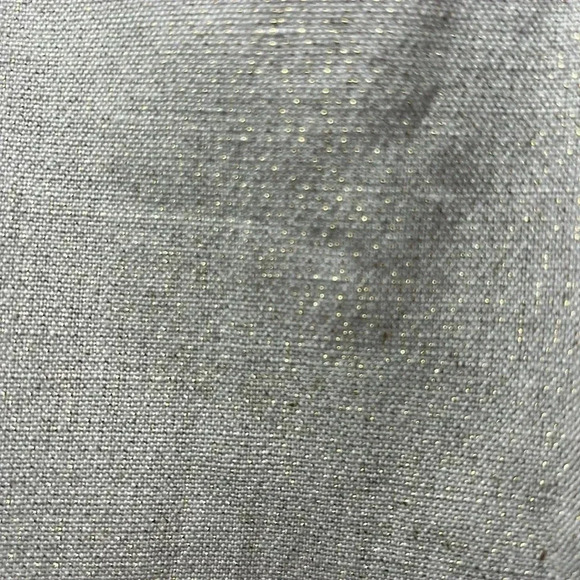 Anthropologie Yoana Baraschi Draped Sash Linen Blend Skirt Size 8 Gold Shimmer - Picture 11 of 15